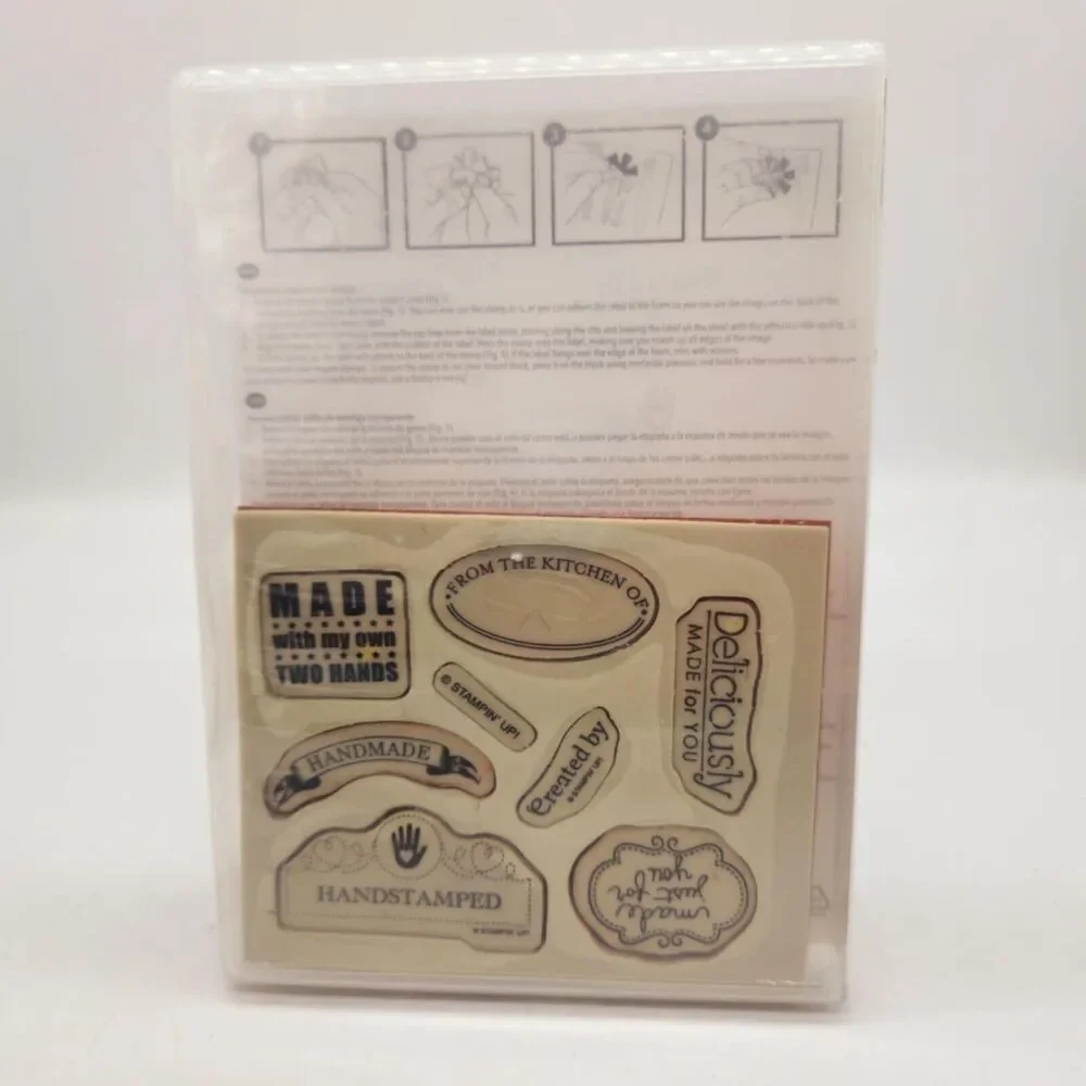 Stampin Up  Creatively Yours Cling Stamp Set Unmounted Handmade From the Kitchen
